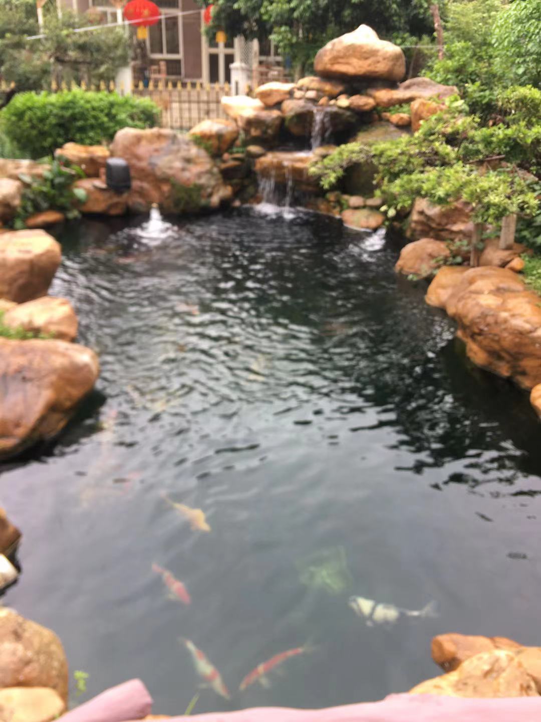 别墅鱼池